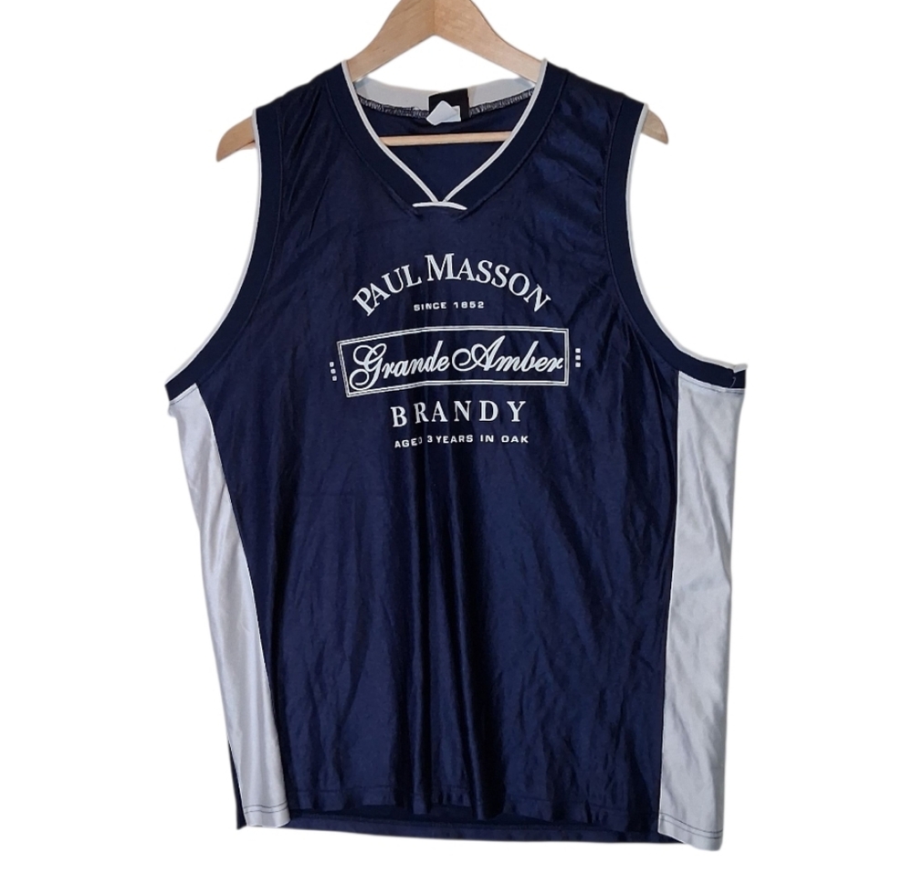RARE Paul Mason Grande Amber Brandy Basketball Tank Jersey "P.Masson 1" XL
